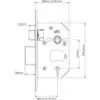 Yale M550 5 Lever Sashlock 2.5