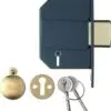Yale P-M560-PB-80 British Standard 5 Lever Mortice Deadlock, High Security, Boxed, Suitable for External Doors, 3 Inch/76 mm, Polished Brass
