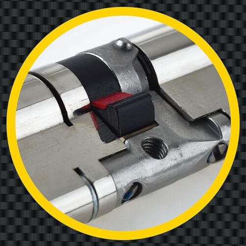 Yale P-YS3-4040B YS3-4040B Anti-Snap 3 Star Euro Double Cylinder, High Security, 40 (80mm), Brass Finish