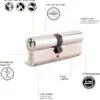KM Series Euro Double Cylinder 40:10:40 (90mm)