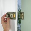 Traditional Nightlatch - Electro Nickel Brass Finish - Standard Security