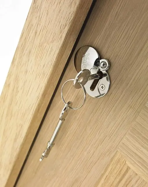 Yale P-M560-CH-67 5 Lever Mortice Sashlock, Boxed, Suitable for External Doors, Chrome Finish, 2.5 Inch/64 mm