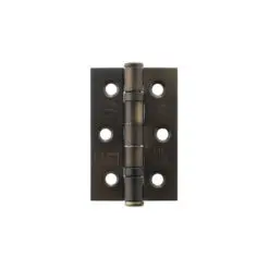 Atlantic CE Fire Rated Grade 7 Ball Bearing Hinges 3" x 2" x 2mm - Urban Dark Bronze