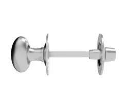 Oval Thumbturn & Release (5Mm Spindle For Bathroom Lock), Satin Chrome