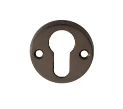 Classic Euro Profile Escutcheons, Dark Bronze