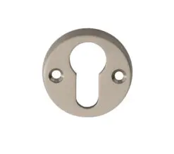 Classic Euro Profile Escutcheons, Satin Nickel