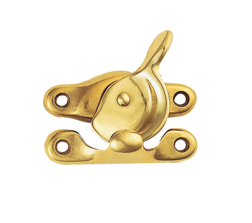 Fitch Pattern Sash Fastener (65Mm X 22Mm), Polished Brass