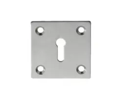 Square Standard Profile Escutcheon (50Mm X 50Mm), Satin Chrome