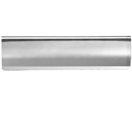 Curved Pattern Letter Tidy (355Mm X 127Mm), Satin Chrome