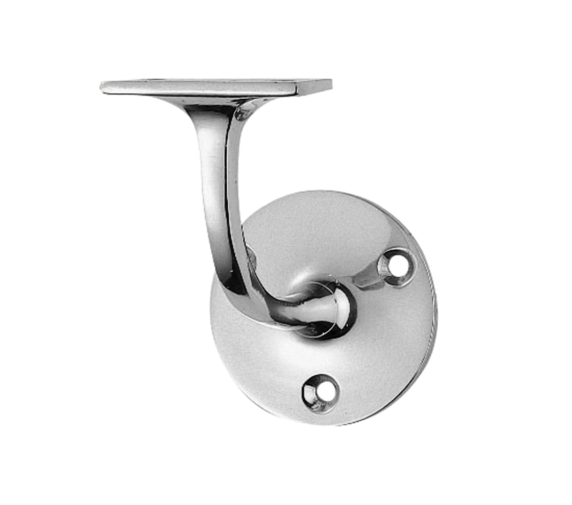 Heavyweight Handrail Bracket, Polished Chrome