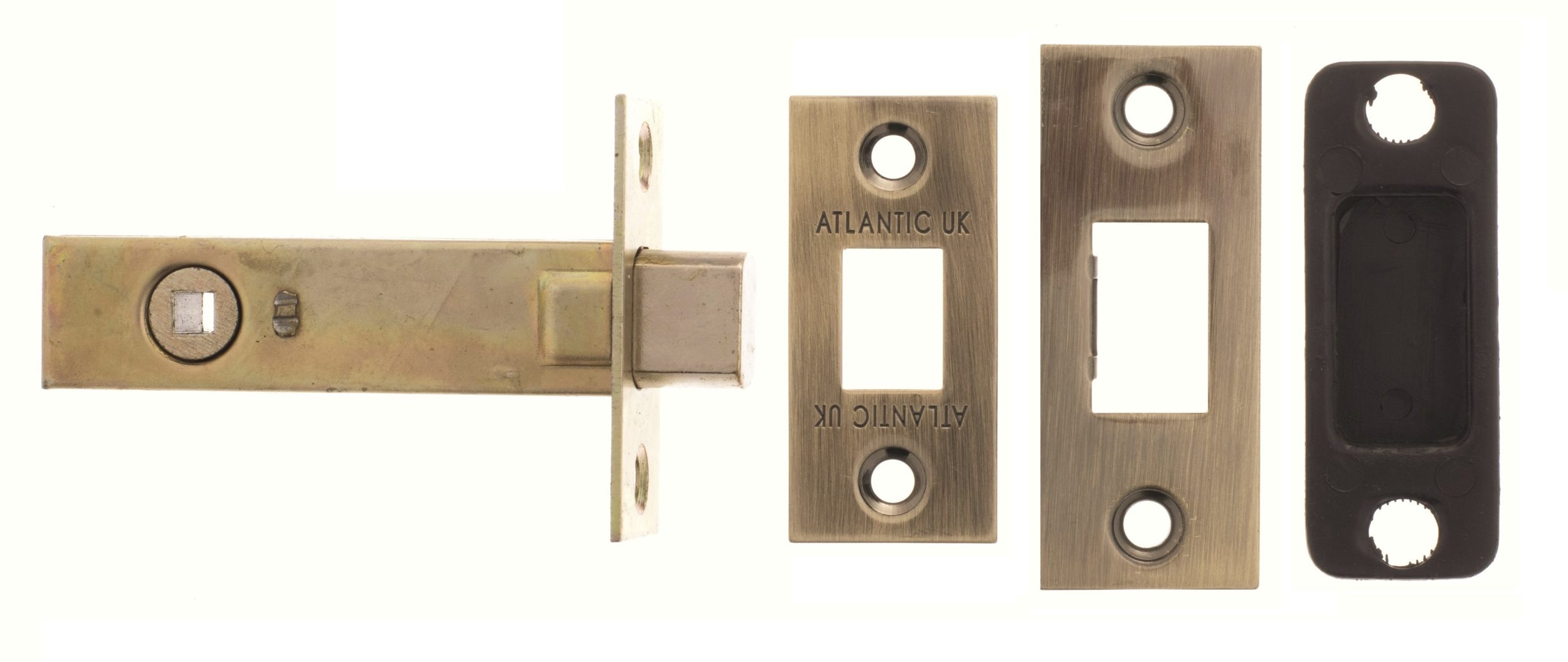 Atlantic Tubular Deadbolt 2.5" - Antique Brass