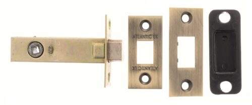 Atlantic Tubular Deadbolt 3" - Matt Antique Brass