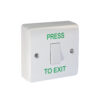 Single Gang White Plastic Rocker Switch