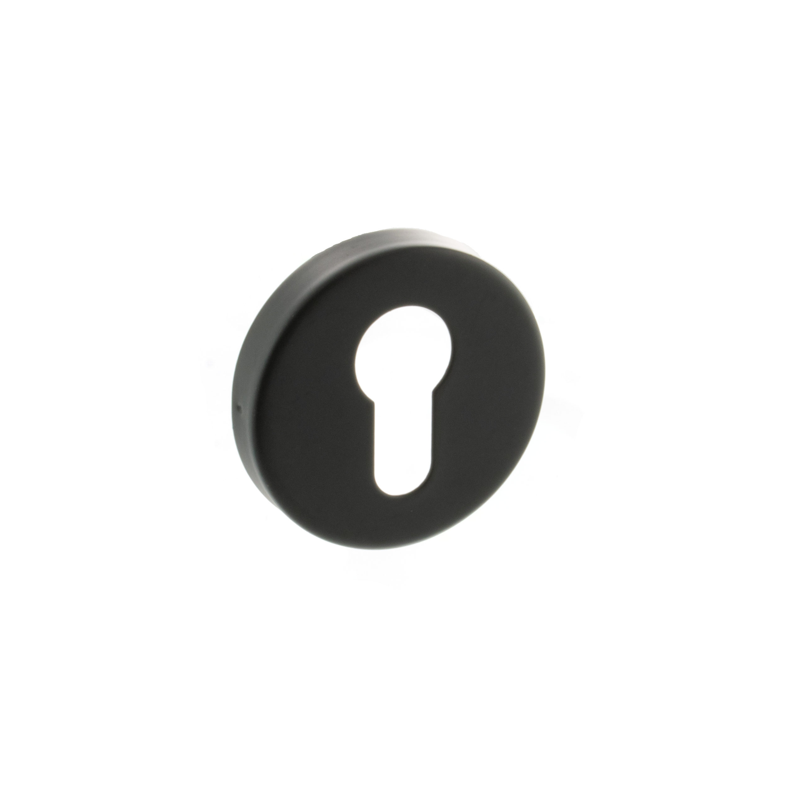 Atlantic Euro Escutcheons - Matt Black