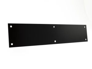 Atlantic Finger Plate Pre drilled with screws 500mm x 75mm - Matt Black