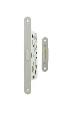AGB Polaris 2XT Magnetic Bathroom Lock 60mm backset - White