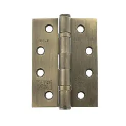 Atlantic Ball Bearing Hinges Grade 13 Fire Rated 4" x 3" x 3mm - Matt Antique Brass