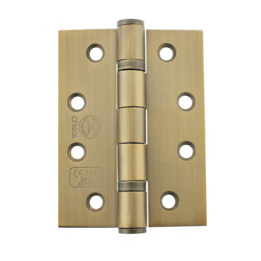 Atlantic Ball Bearing Hinges Grade 13 Fire Rated 4" x 3" x 3mm - Satin Brass