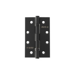 Atlantic Slim Knuckle Ball Bearing Hinges 4" x 2.5" x 2.5mm - Matt Black