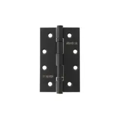 Atlantic Slim Knuckle Ball Bearing Hinges 4" x 2.5" x 2.5mm - Matt Black