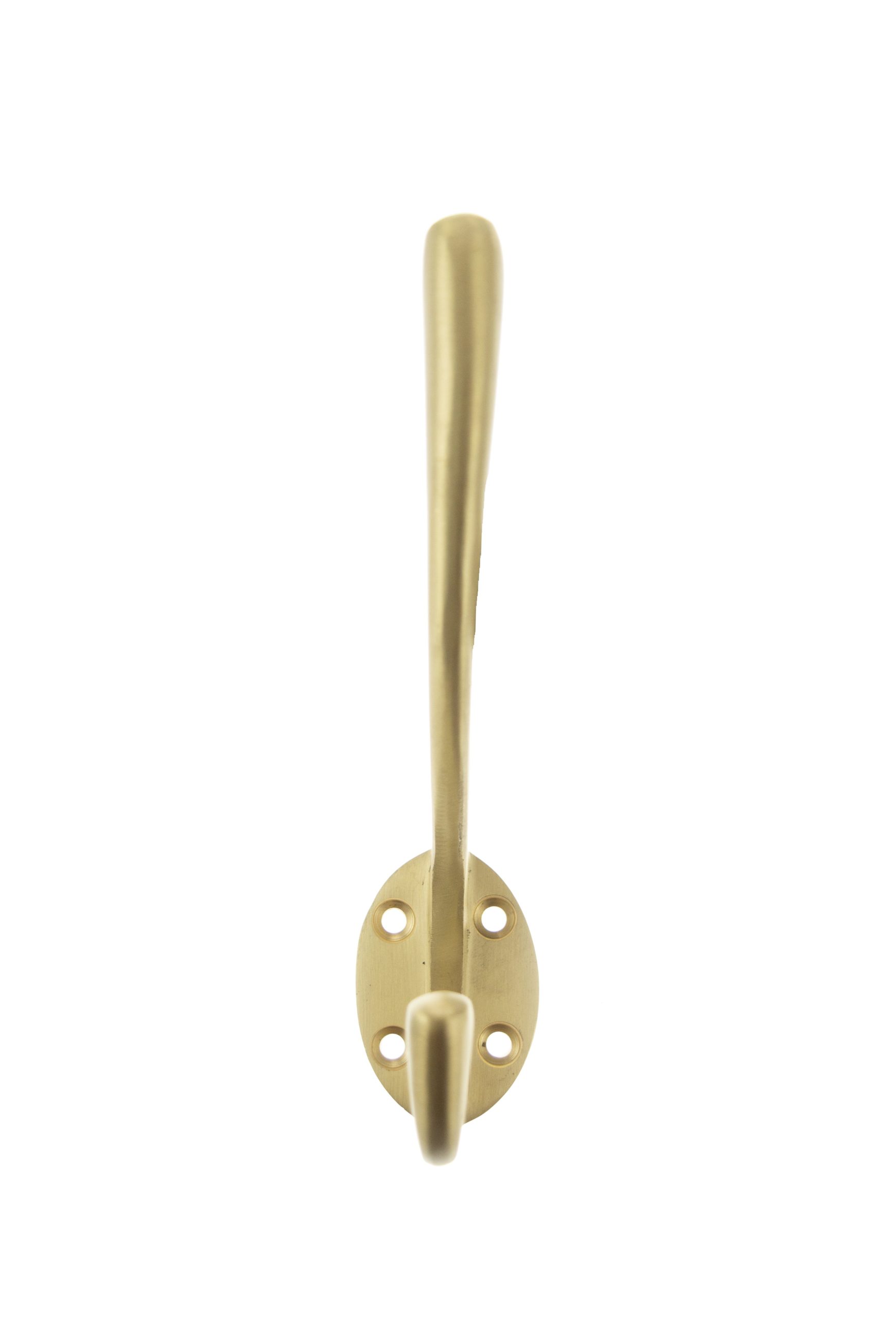 Atlantic Traditional Hat & Coat Hook - Satin Brass