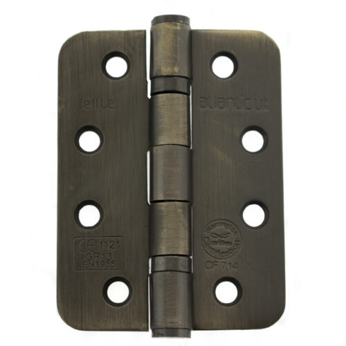 Atlantic Radius Corner Ball Bearing Hinges 4" X 3" X 3mm - Urban Bronze