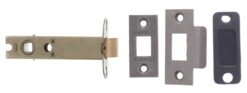 Atlantic Heavy Duty Bolt Through Tubular Latch 4" - Distressed Silver