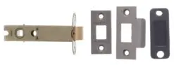 Atlantic Heavy Duty Bolt Through Tubular Latch 4" - Distressed Silver