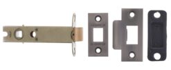 Atlantic Heavy Duty Bolt Through Tubular Latch 4" - Matt Gun Metal