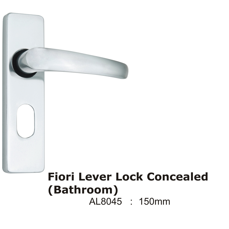 Fiori Lever Lock Concealed (Bathroom) -150Mm