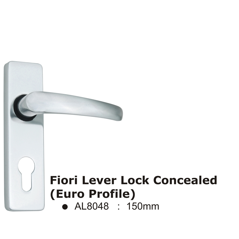 Fiori Lever Lock Concealed (Euro Profile) -150Mm