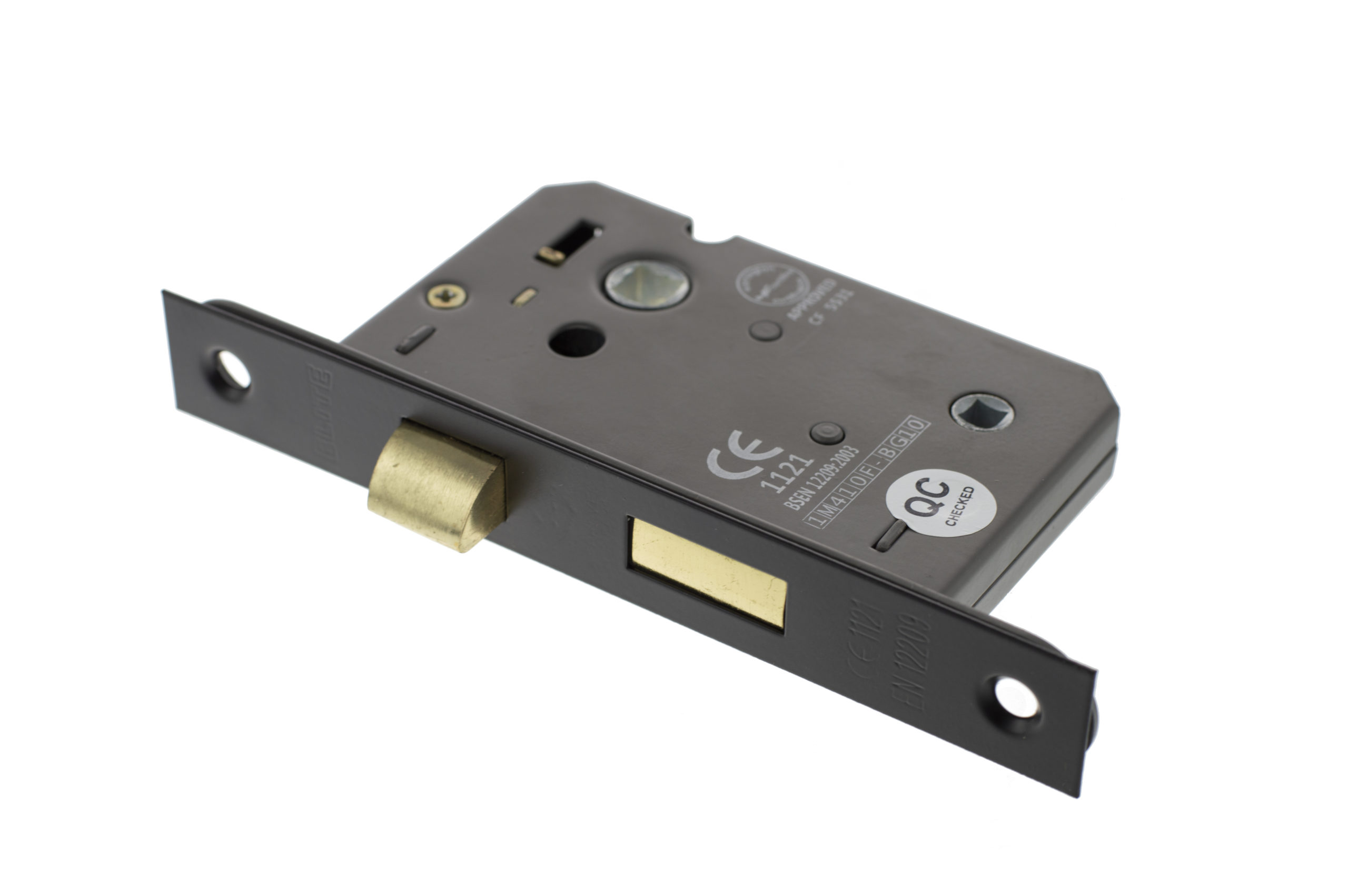 Atlantic Bathroom Lock [CE] 2.5" - Matt Black