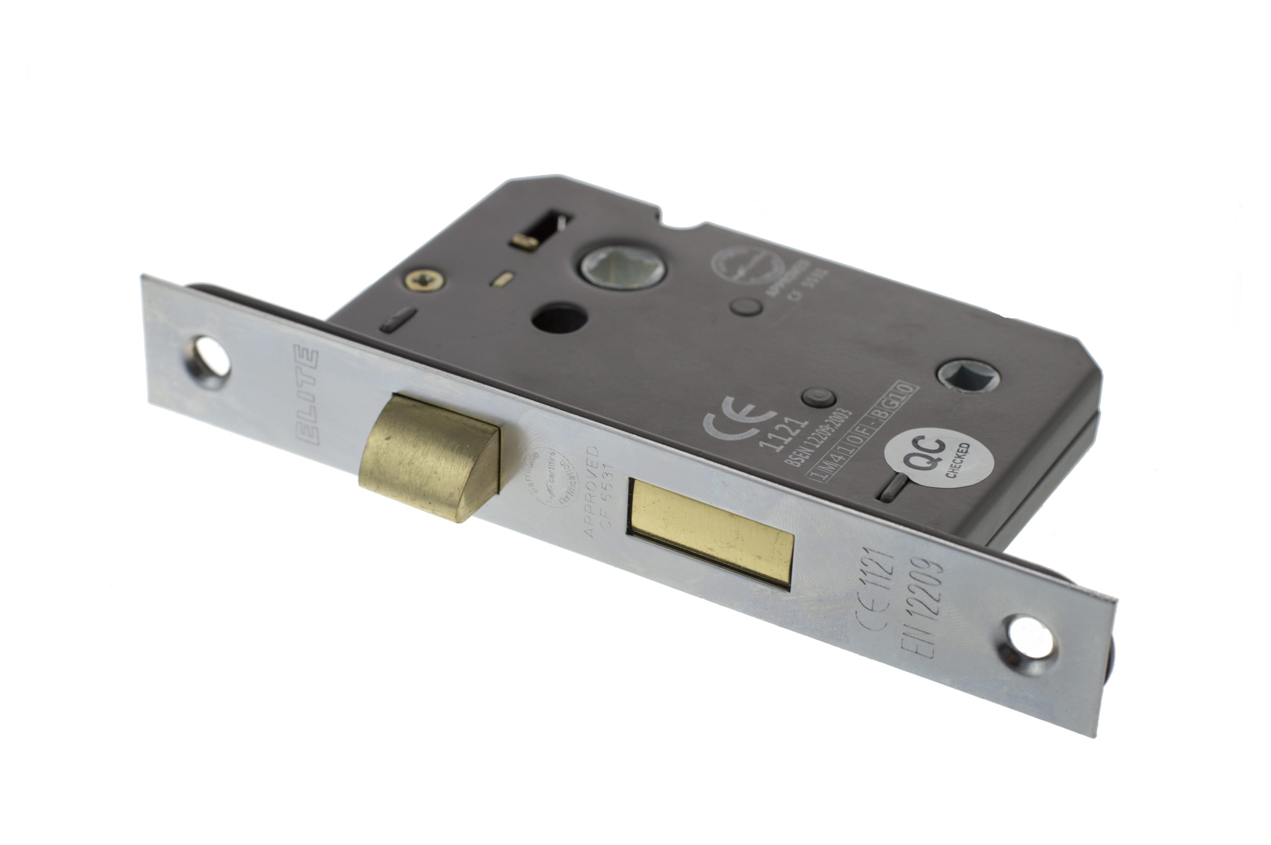 Atlantic Bathroom Lock [CE] 3" - Satin Chrome