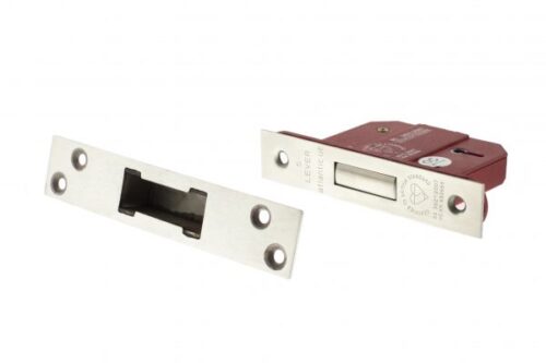 Atlantic 5 Lever Key Deadlock [BS] 2.5" - Satin Chrome