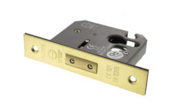 Atlantic Euro Deadlock [CE] 2.5" - Polished Brass