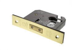 Atlantic Euro Deadlock [CE] 2.5" - Satin Brass