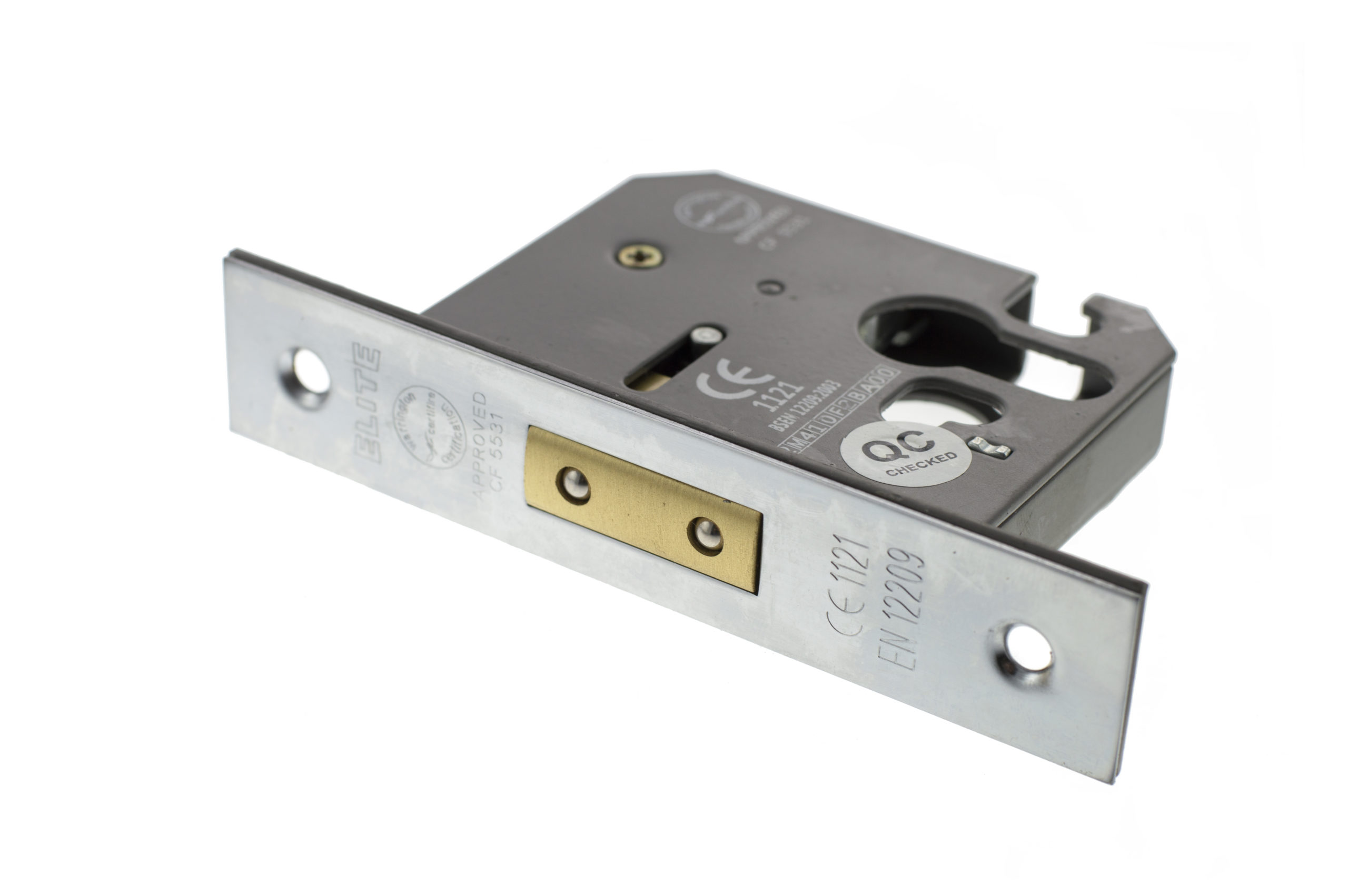 Atlantic Euro Deadlock [CE] 2.5" - Satin Chrome