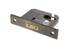 Atlantic Euro Deadlock [CE] 3" - Antique Brass