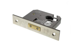 Atlantic Euro Deadlock [CE] 3" - Polished Nickel