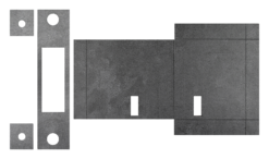 Atlantic Deadlock - 3LK Intumescent Lock Kit FD30 0.8mm