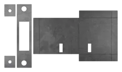 Atlantic Deadlock - 3LK Intumescent Lock Kit FD60 1mm