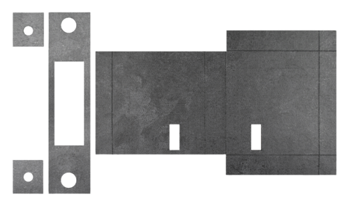 Atlantic Deadlock - 3LK Intumescent Lock Kit FD60 1mm