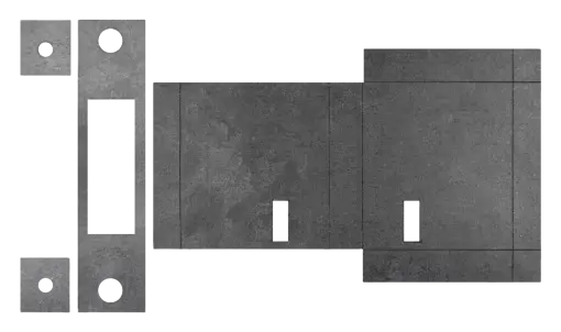 Atlantic Deadlock - 3LK Intumescent Lock Kit FD60 1mm