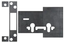 Atlantic Deadlock - Euro & 5LK Intumescent Lock Kit FD30 0.8mm