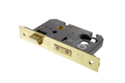 Atlantic Euro Sashlock [CE] 2.5" - Polished Brass