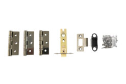 Atlantic Latch Pack [CE] 3" (Latch x1) + 3"x2" (Hinge x3) - Black Nickel