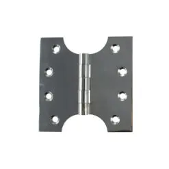 Atlantic (Solid Brass) Parliament Hinges 4" x 2" x 4mm - Polished Chrome
