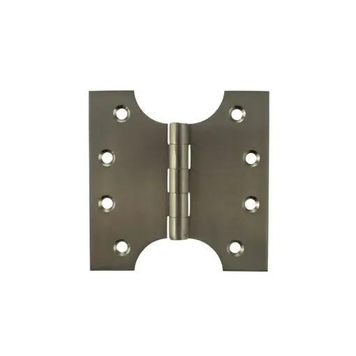 Atlantic (Solid Brass) Parliament Hinges 4" x 2" x 4mm - Satin Nickel