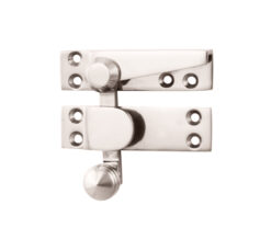 Architectural Quadrant Arm Sash Fastener (70Mm X 19.5Mm), Polished Chrome