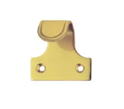 Architectural Grooved Sash Window Lift, Polished Brass